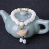 Image of White Jade Bodhi Bracelet For Men And Women Shopping