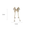 Image of Elegant High-grade Golden Pearl Tassel Hairpin Shopping