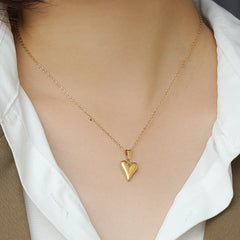 Ins Elegant Light Extravagant Love Heart Women's Necklace Shopping