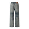 Image of Distressed Washed Straight Jeans For Men Shopping