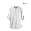 Image of Men's Linen Vintage Plus Size Shirt Shopping