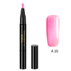 Image of 3 In 1 Gel Nail Varnish Pen Glitter One Step Nail Art Gel Polish Hybrid Shopping111