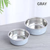 Image of Dog Bowl Cat Bowl For Food And Water, Stainless Steel Pet Feeding Bowl, Durable Non-Skid Insulated Heavy Duty With Rubber Bottom For Medium Large Dogs Shopping