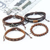 Image of Casual Two-eye Belt Quartz Watch Bicycle Punk Bracelet Shopping