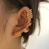 Image of Creative Simple Non-pierced Ear Clip Five-piece Set Shopping