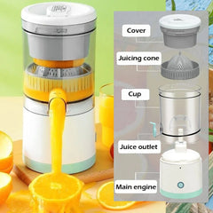 Electric Citrus Juicer Juice Squeezer Portable Press Machine Fruit Extractor UK Shopping