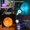 Image of 3D Printing Galaxy Lamp Moonlight USB LED Night Lunar Light Touch Color Changing Moon Lamp Shopping