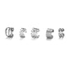 Image of Creative Simple Non-pierced Ear Clip Five-piece Set Shopping