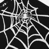 Image of Spider Web Jacquard Knitted Sweater For Men Shopping