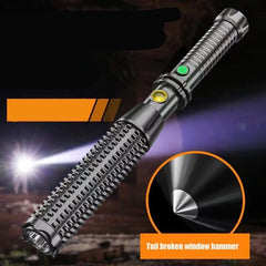 Defensive Broken Window LED Torchl Light Tactical Flashlight Rechargeable Lamp Shopping