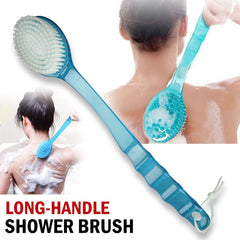 Long Handle Bath Body Brush Soft Back Shower Exfoliating Skin Scrubber Massager Shopping