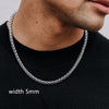 Image of Necklace Chain Luxury Men Boy Jewelry Elegant Gold Color Shopping