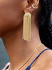 Image of Long Tassel Earrings Fashion Women's All-match Titanium Steel Shopping