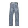 Image of Retro Washed Denim Straight-leg Trousers Male Shopping