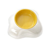 Image of Egg-shaped Pet Bowl Drinking Water Single Bowl Double Bowl Dog Bowls Cute Pet Feeding Bowl Egg Yolk Shaped Food And Water Elevated Bowl Feeder Shopping