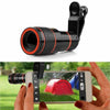 Image of HD 8X Clip On Optical Zoom Telescope Camera Lens For Universal Mobile Cell Phone Shopping