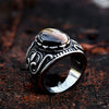 Image of Fashion Vintage Titanium Steel Ring Shopping