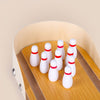 Image of Table Top Mini Bowling Game Set-Tabletop Wooden Board Mini Arcade Desktop Tiny Bowling Shooting Alley Office Desk Stress Relief Gadgets Small Finger Toys Gag Gifts For MenWomen Kids Teens Boys Shopping