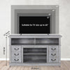 Image of Well-designed TV Cabinet Vintage Home Living Room Wood TV Stand For TVs Modern Entertainment Center Farmhouse TV Storage Cabinet Shopping