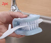 Image of U-Shaped Knife And Cutlery Cleaner Brush Home Kitchen Cleaning Brushes Bristle Scrub Kitchen Washing Shopping