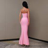 Image of Sleeveless Beaded Long Bandage One-piece Dress Women Shopping