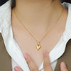 Image of Ins Elegant Light Extravagant Love Heart Women's Necklace Shopping