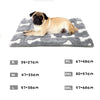 Image of Self-Warming Cat Bed Mat Washable Dog Bed Crate Mat Soft Pet Sleeping Mat For Dogs And Cats Reversible Fleece Dog Crate Kennel Pad Cat Pet Bed Shopping