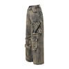 Image of Men's Multi-pocket Loose Wide-leg Pants Shopping