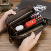 Image of New Retro Hand Multifunctional Zipper Men's Leather Wallet Shopping