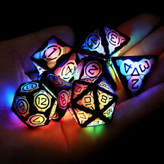 Charging Luminous Dice Chip LED Shopping