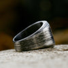 Image of Retro Stainless Steel Electroplated Brushed Simple Ring Shopping