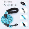 Image of Dogs Leash Running Elasticity Hand Freely Pet Products Dogs Harness Collar Jogging Lead And Adjustable Waist Rope Puppy Leash Lead Training Padded Handle Reflective Shopping