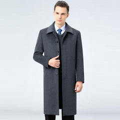 Middle Aged Business Casual Warm Coat Shopping