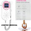 Image of Pocket Fetal Doppler Digits Curve Display Pregnancy Baby Heart Rate Monitor,3Mhz Pink Shopping