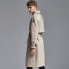 Image of Above-knee Herringbone Coat For Men Shopping