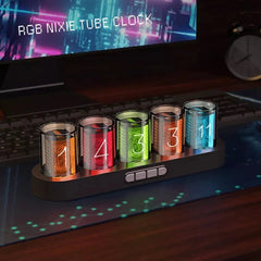 RGB Luminotron Clock Creative Led Electronic Digital Clock Colorful Clock Shopping