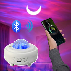 Galaxy Star Projector Bluetooth LED Night Light Starry Sky Projector Night Lamp Room Decor Kids Christmas Birthday Gift Shopping