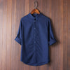 Image of Men's Linen Vintage Plus Size Shirt Shopping