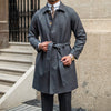 Image of Wool Winter Trench Coat Single-breasted Coat Shopping