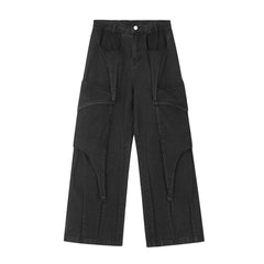 Men's Loose Cool Washed Wide-leg Pants Shopping