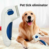 Image of Pet Cat Dog Electric Terminator Brush Anti Removal Kill Lice Cleaner Electric Head Pet Fleas Electronic Lice Comb For Dog Shopping