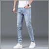 Image of Thin Men's Slim Fit Ripped Leisure Trousers Shopping