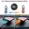 Image of 1000W Car Heater 12V Portable Electric Heating Fan Defogger Defroster Demister Shopping