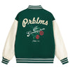 Image of Rose Embroidered Baseball Uniform Loose High Street Jacket Shopping