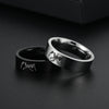 Image of Titanium Steel Couple Simple Niche Couple Couple Ring Shopping