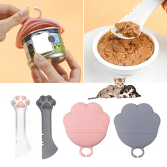 Multifunction Pet Canned Spoon Jar Opener Puppy Feeding Mixing Wet Dry Scoop Cat Dog Accessories Feeder Shovel Pets Tableware Multifunction Pet Canned Spoon Jar Opener Puppy Shopping